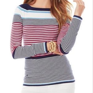 Lilly Pulitzer boatneck Maria sweater